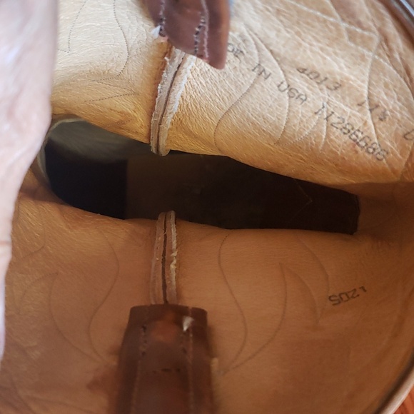 Tony Lama Men's Zindelo Work Boot 4013 Brown Leather Men's Size 11.5 D - Picture 14 of 16